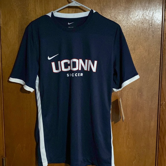 Uconn men’s soccer jersey #28, Nike, Blue - Picture 1 of 2
